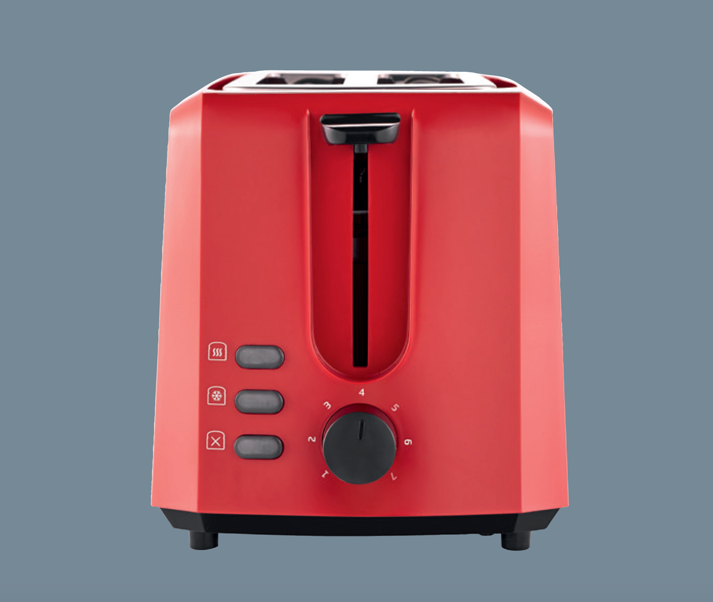 GRUNDIG TA 4620 R Toaster Rot (850 Watt, Schlitze: 2)