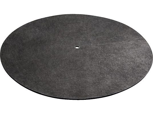 HAMA Vinyl Slip Mat Carbon - Support de enregistrement (Noir)