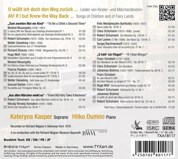 O zurück...-Kinderlieder wüßt - ich doch den Kasper,Kateryna/Dumno,Hilko Weg - (CD)