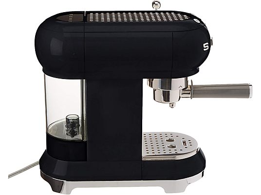 SMEG 50's Retro Style - Machine à café expresso (Noir)