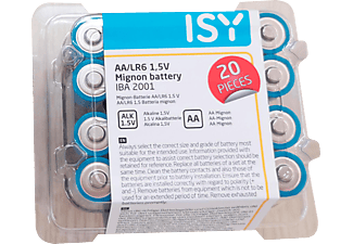 ISY AA Batterier  20 Pack