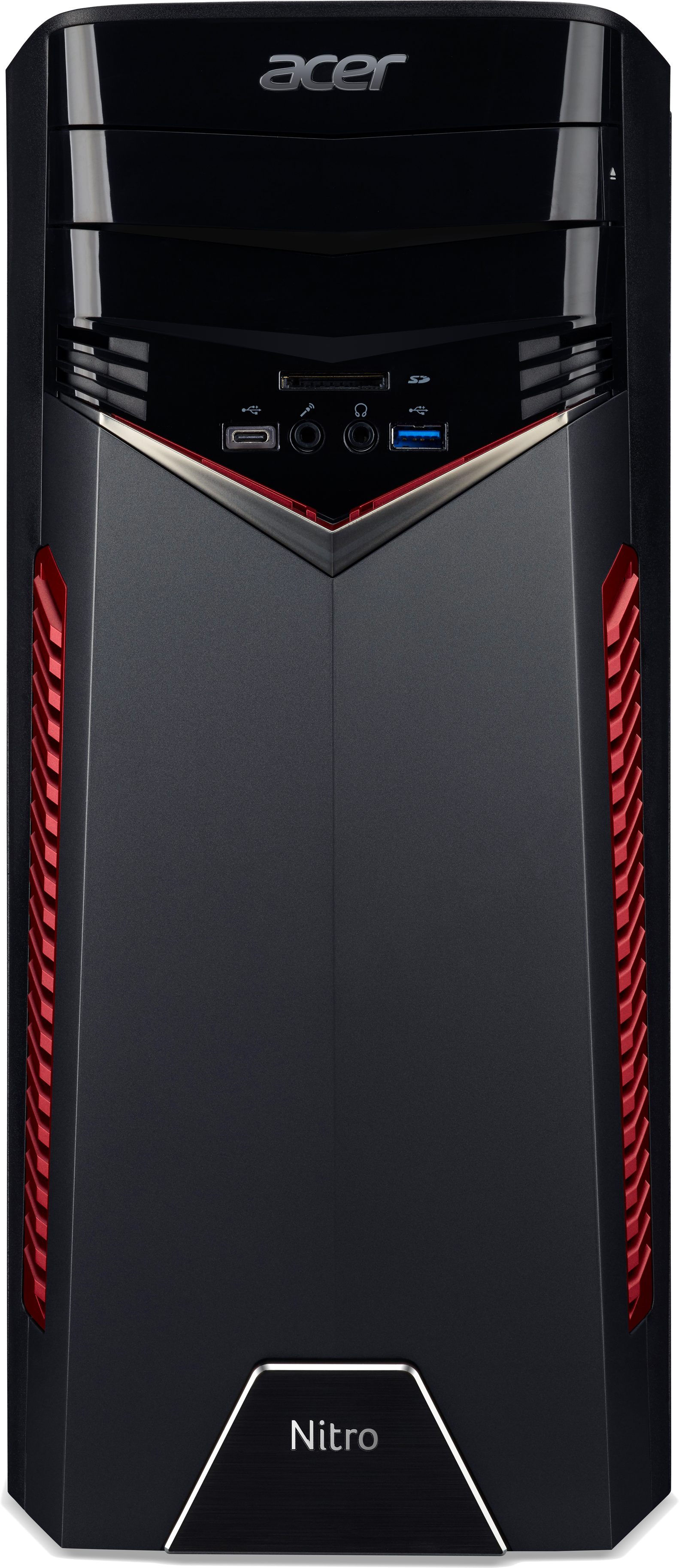 ACER Desktop PC Nitro GX50-600 (DG.E0WEV.002) - (Ausstellungsstück) Desktop PC, Intel® Core™ i5-8400 Prozessor
(9MB Cache, bis zu 4 GHz), 8 GB RAM HDD, Schwarz