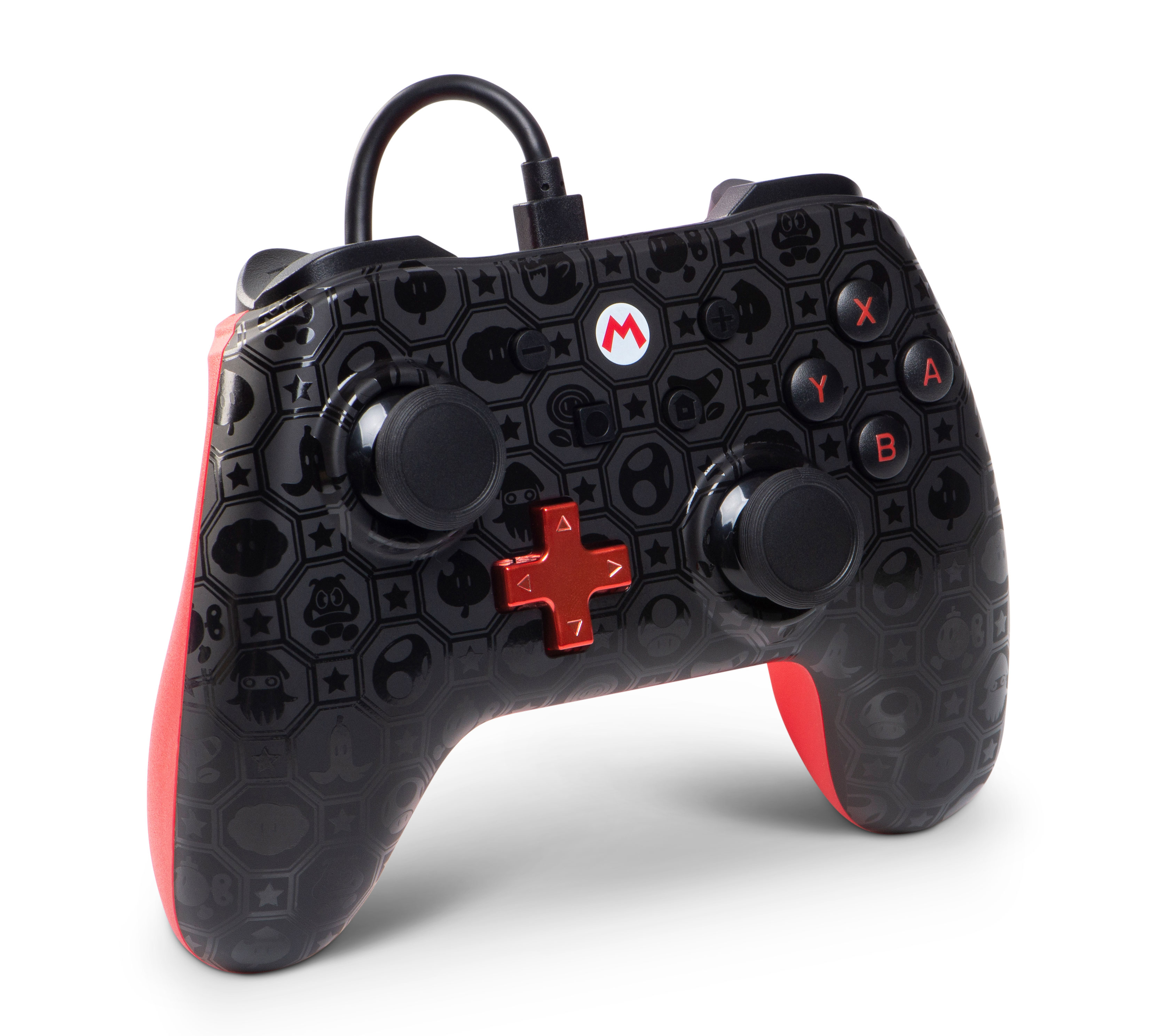 POWERA Switch Wired Controller Shadow Mario Controller Rot für Nintendo Switch
