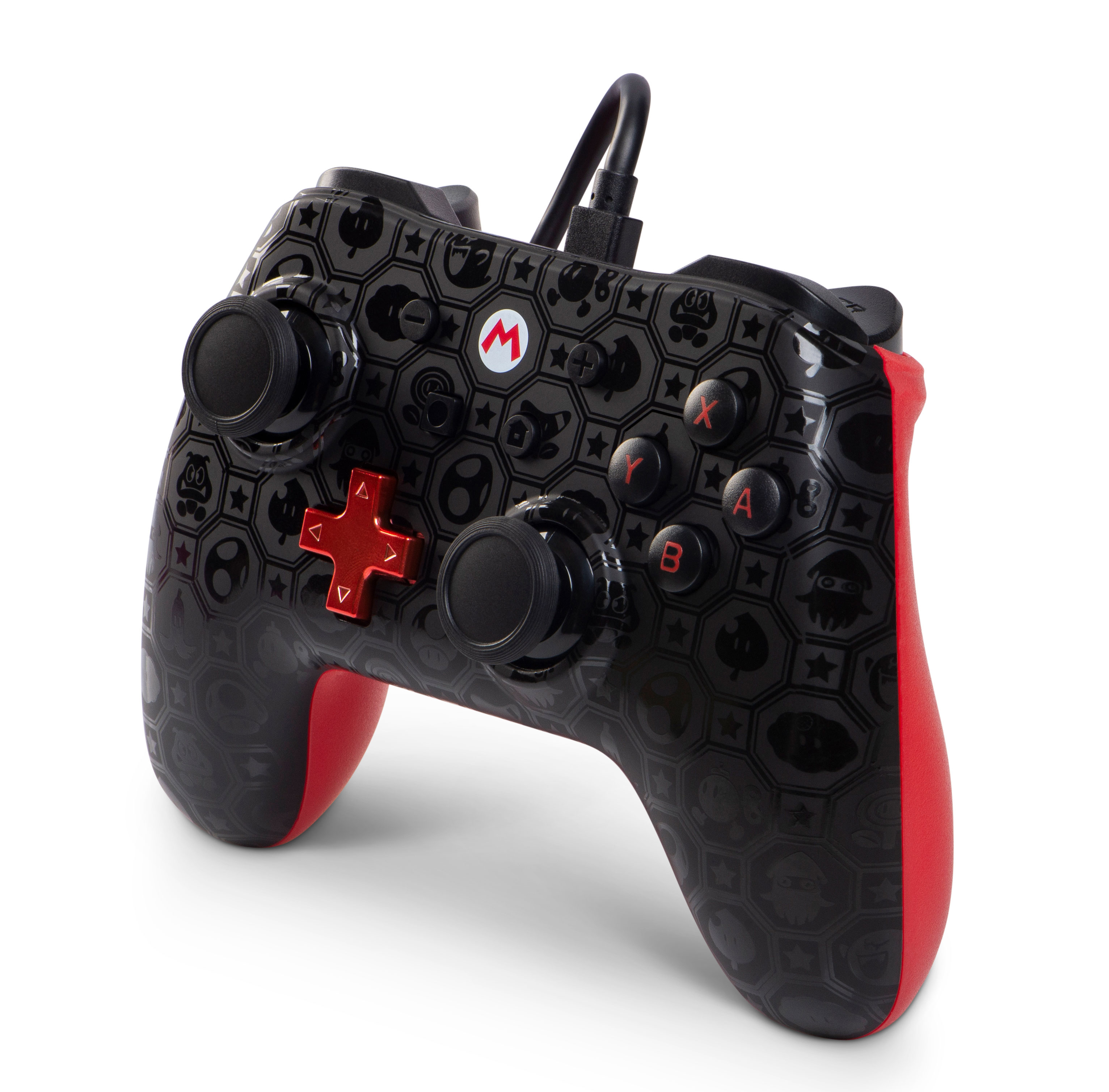 POWERA Switch Wired Controller Shadow Mario Controller Rot für Nintendo Switch