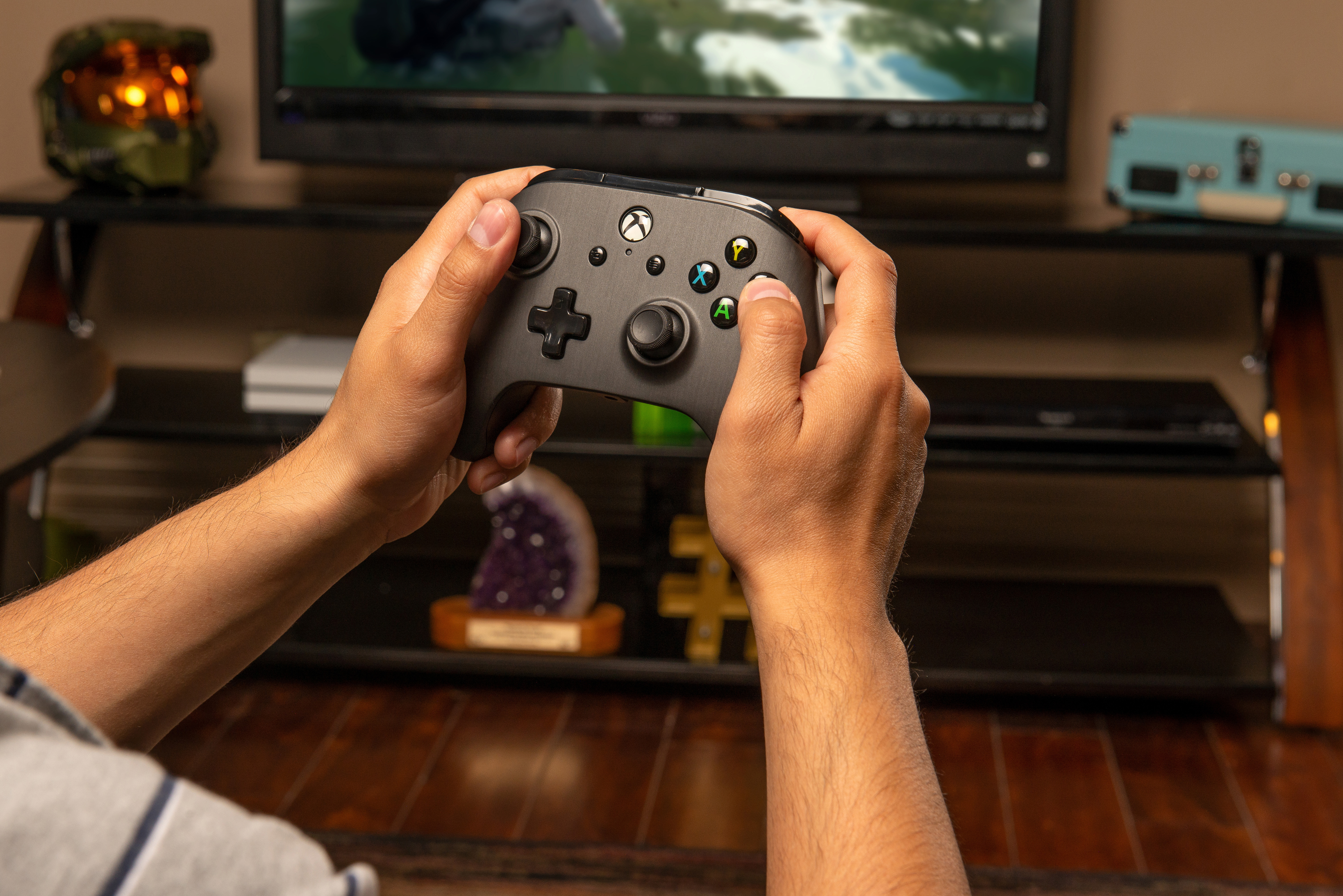 POWERA XboxOne & PC Wired Controller Grau für Xbox One, PC