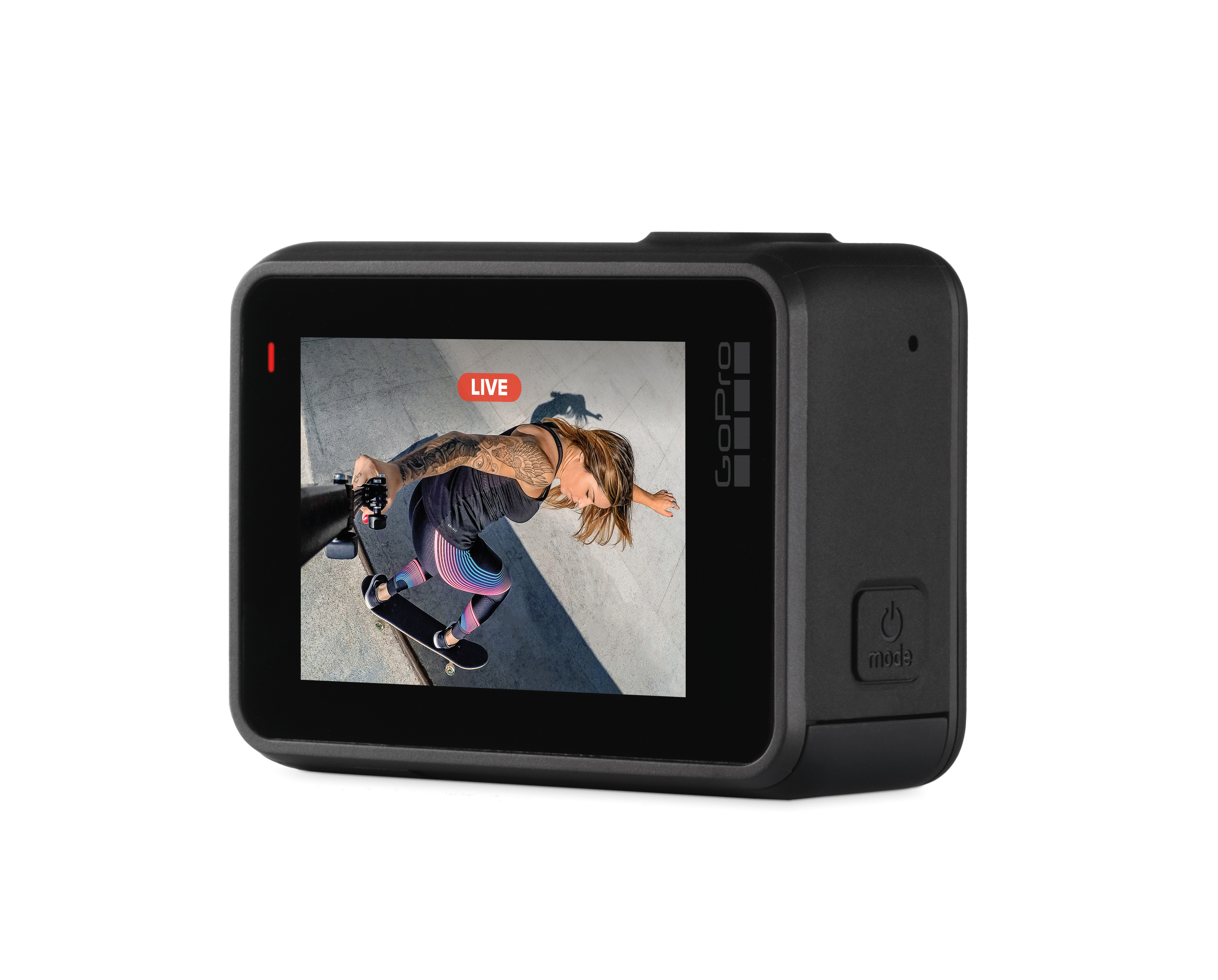 GOPRO HERO7 BLACk Bundle inkl. 32 GB microSDHC Speicherkarte Action Cam , Touchscreen