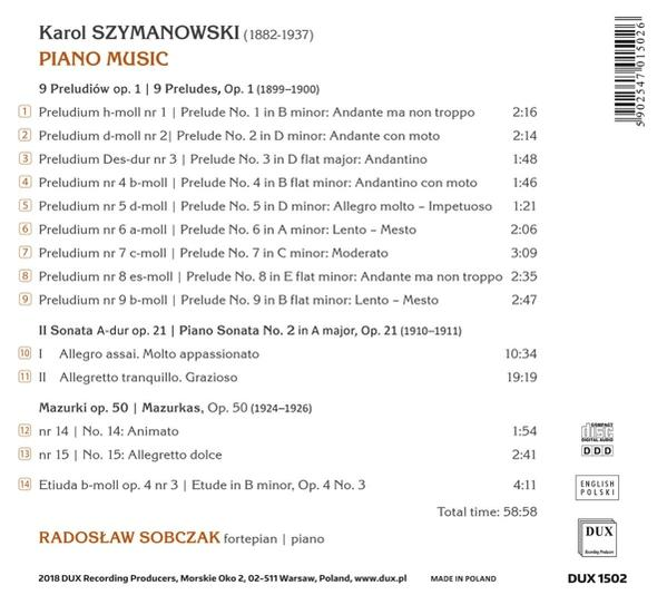 Radoslaw Sobczak - Klaviermusik  - (CD)