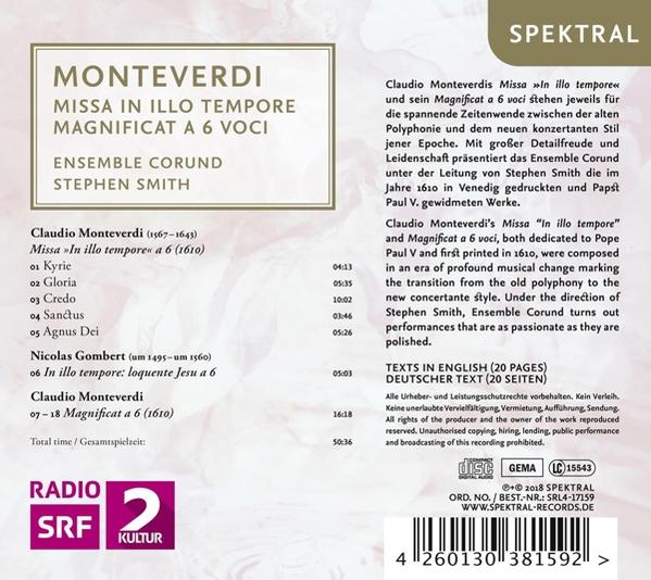 Ensemble Corund, Stephen Smith - Missa in Illo Tempore Magnific  - (CD)