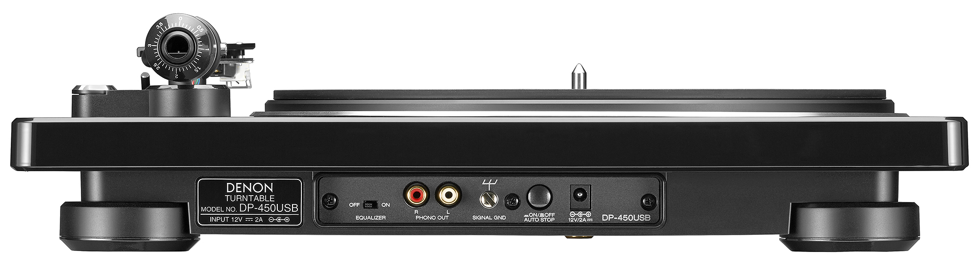 DENON DP-450USB Plattenspieler Schwarz