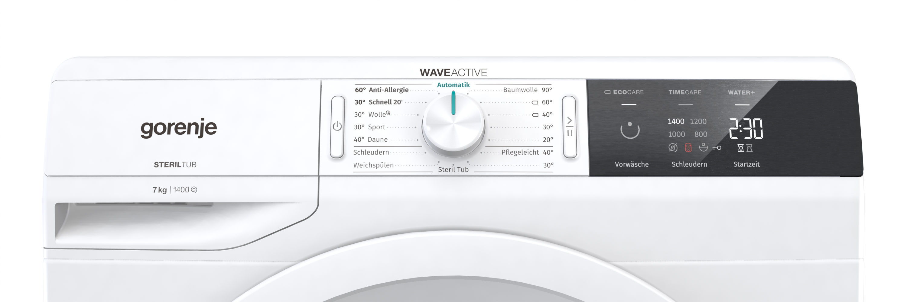 GORENJE WE 743 P Waschmaschine (7,0 kg, 1400 U/Min., C)
