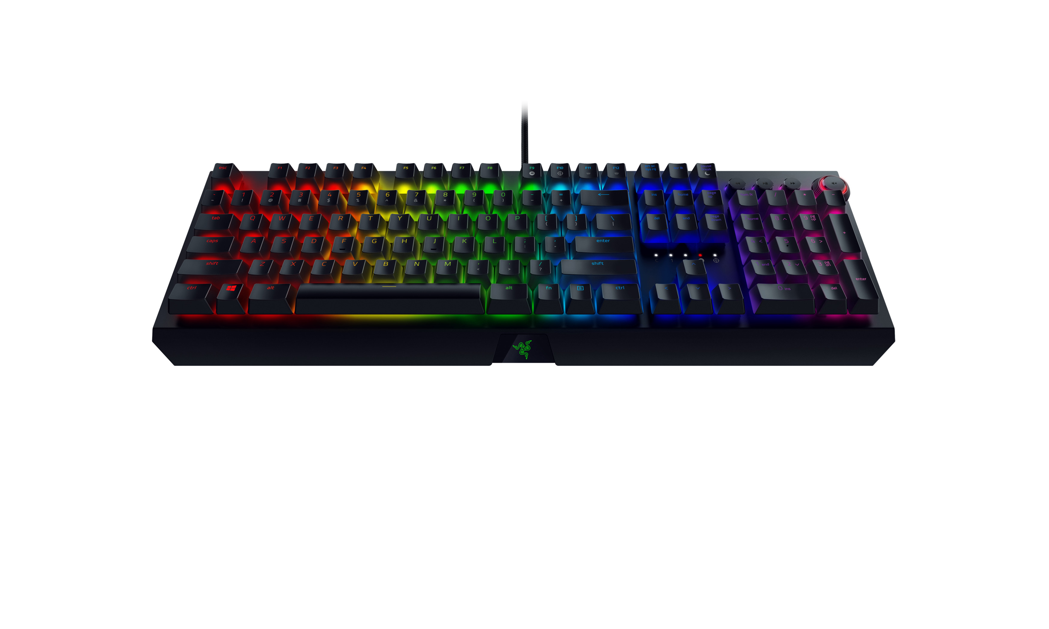 RAZER Blackwidow Elite Green Switch - Taktile & Klicky, Gaming Tastatur, Mechanisch, Razer Green, kabelgebunden, Schwarz
