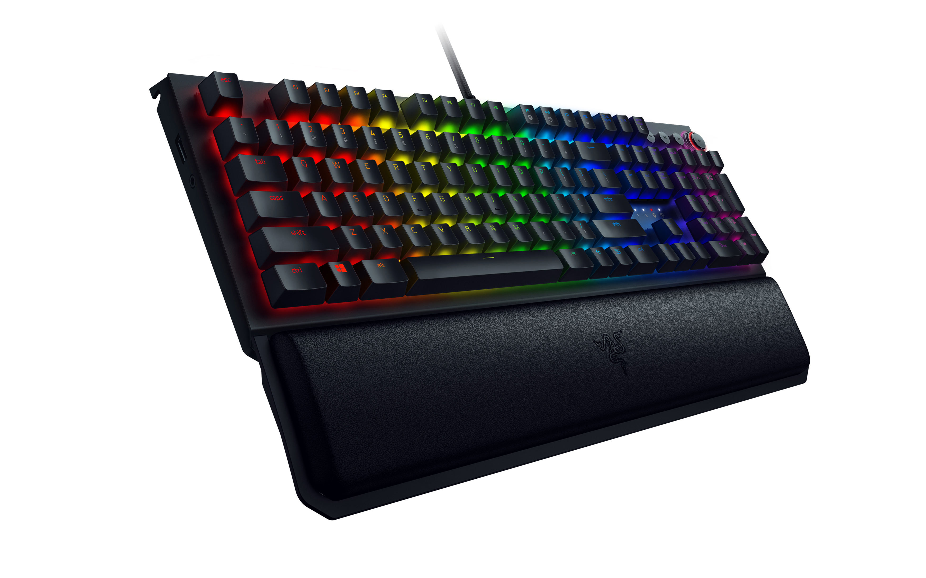 RAZER Blackwidow Elite Green Switch - Taktile & Klicky, Gaming Tastatur, Mechanisch, Razer Green, kabelgebunden, Schwarz