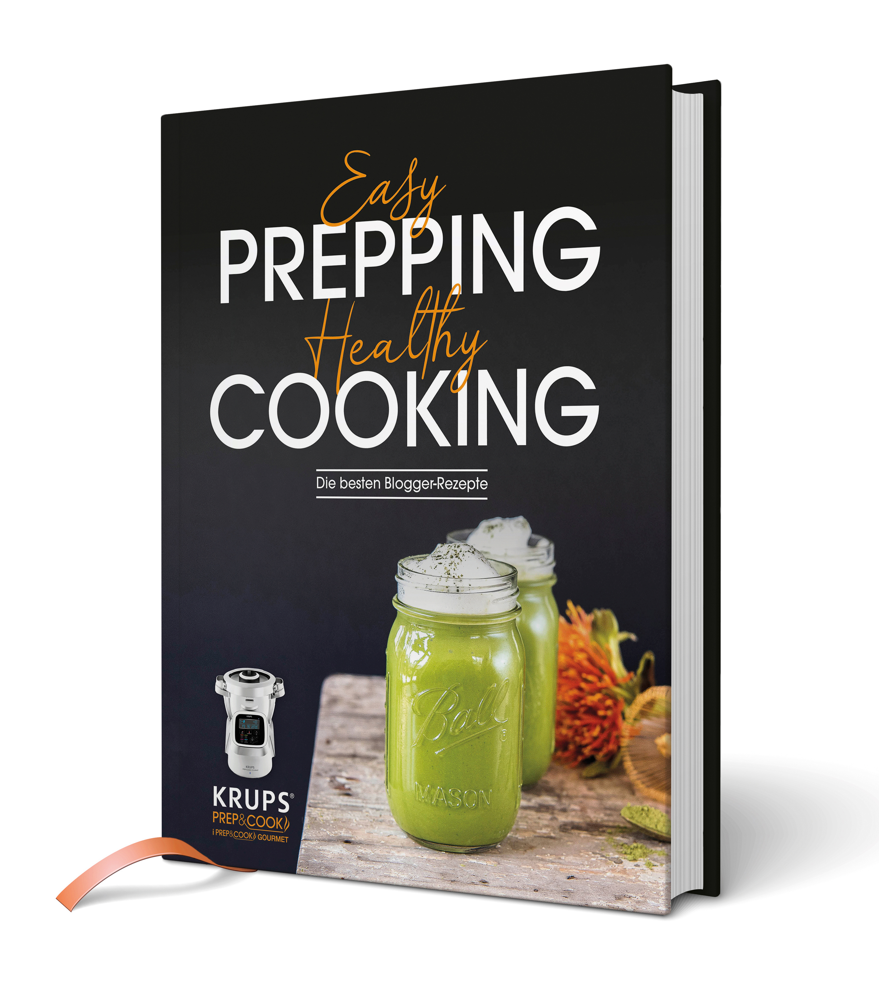 KRUPS HP1234.01 Prep&Cook Blogger Kochbuch Cooking Prepping, Easy Healthy