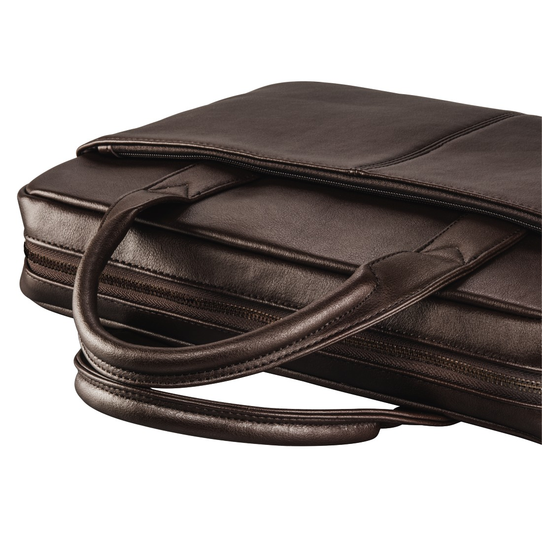 HAMA Santorin Notebooktasche Aktentasche für Universal Polyurethan, Braun