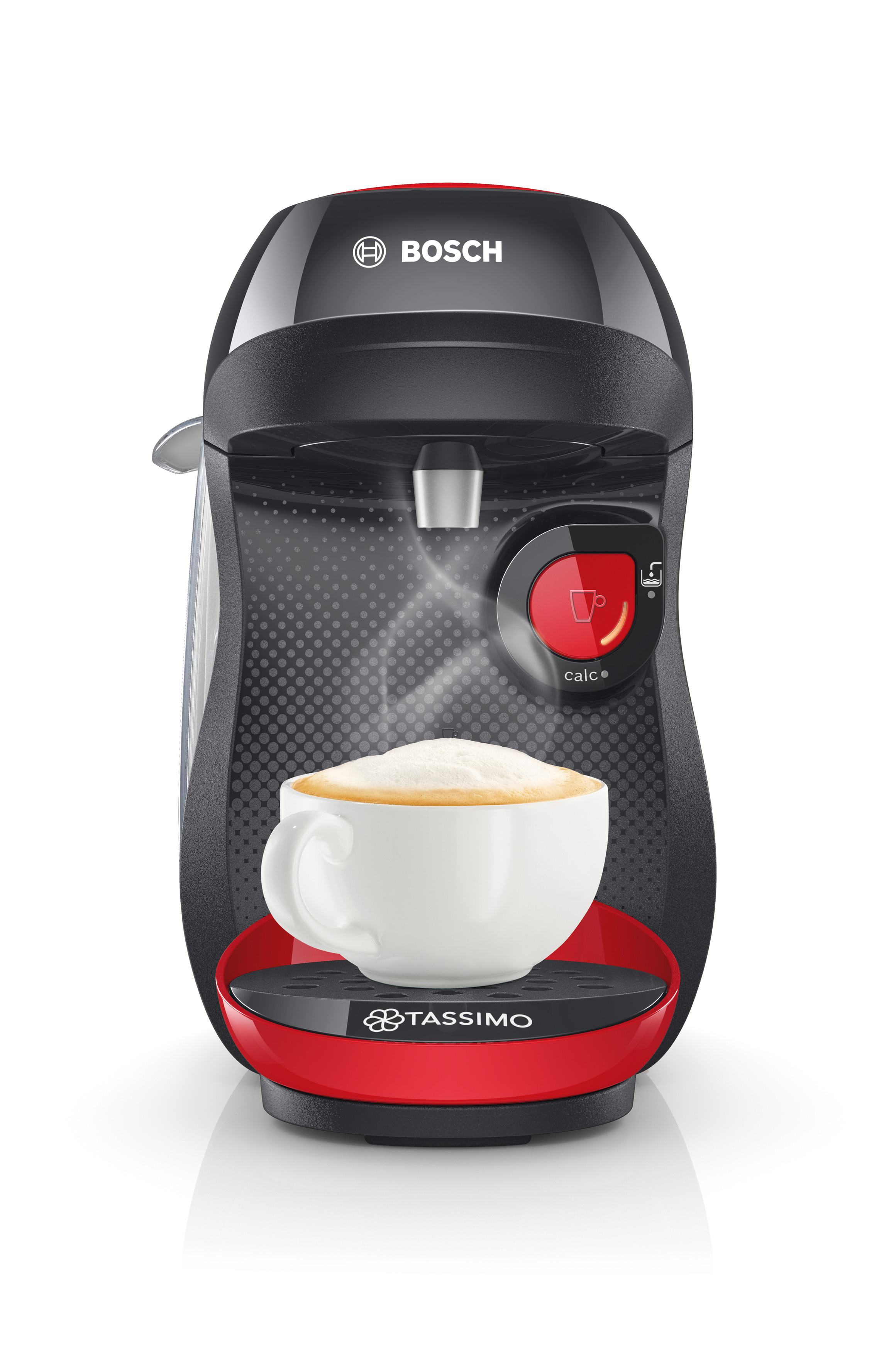 BOSCH TAS1003 Tassimo Happy Kapselmaschine Rot/Schwarz