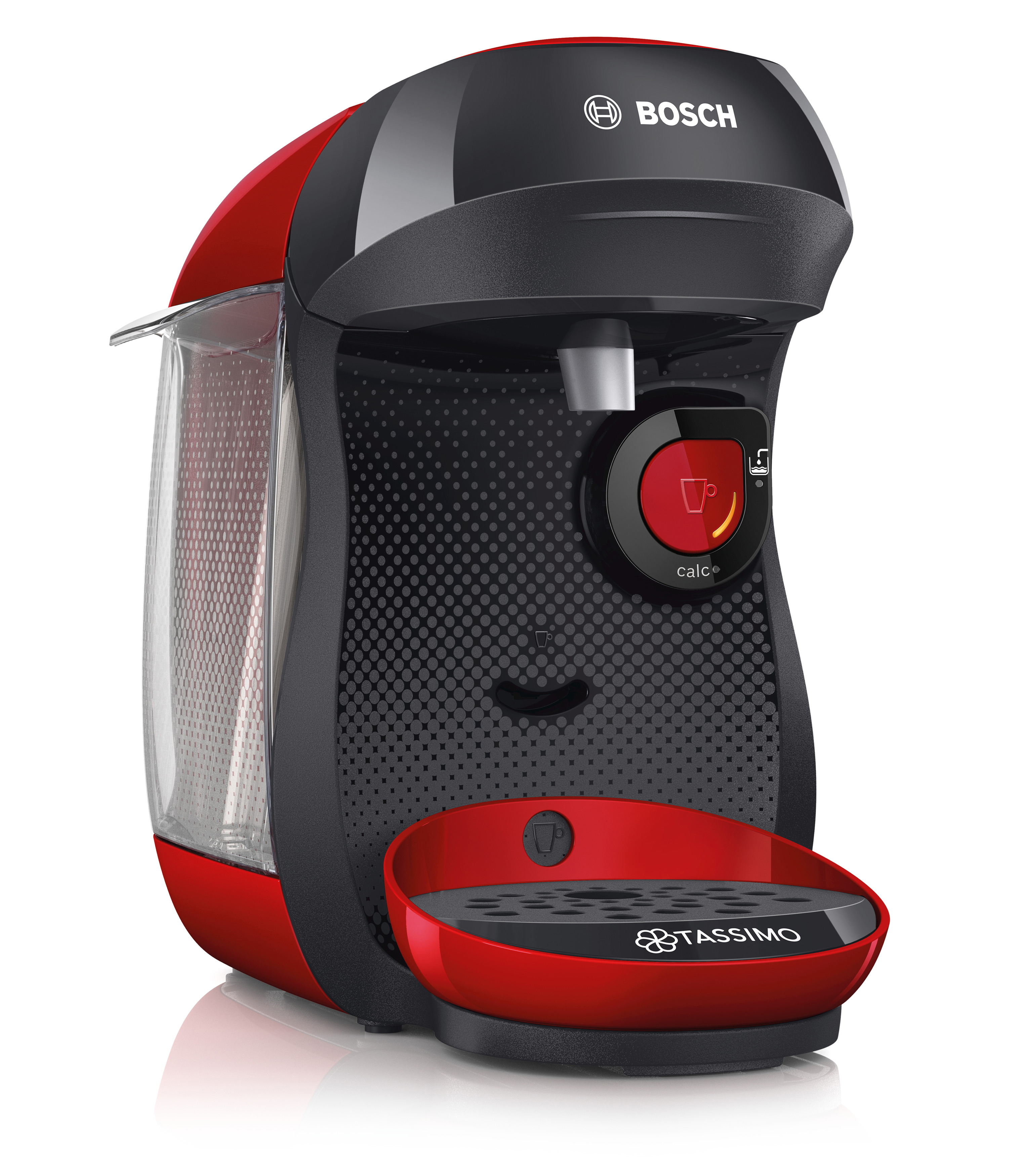 BOSCH TAS1003 Tassimo Happy Kapselmaschine Rot/Schwarz