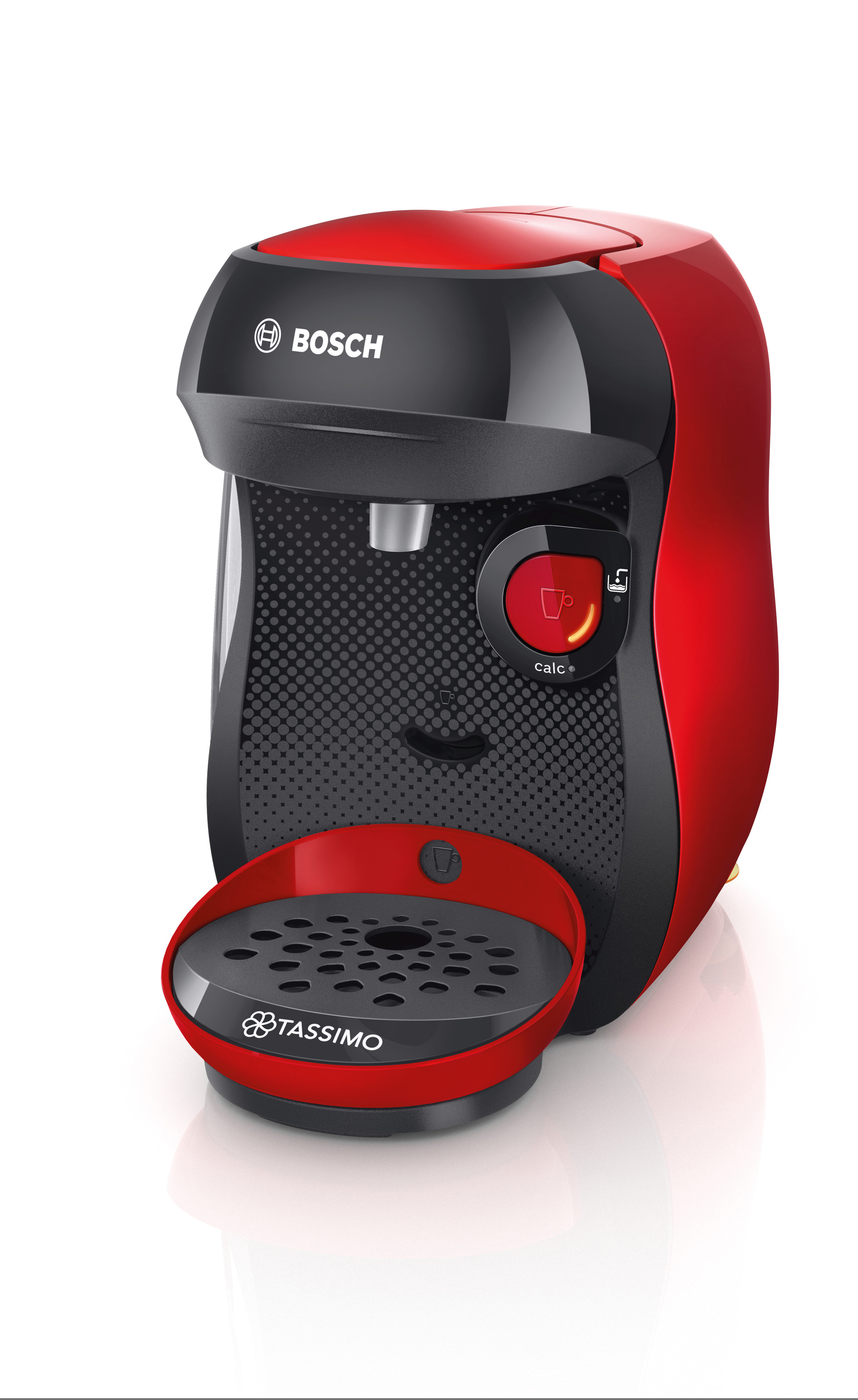 BOSCH TAS1003 Tassimo Happy Kapselmaschine Rot/Schwarz