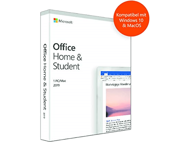 Office Home & Student 2019, 1 PC/MAC [PC] online kaufen MediaMarkt