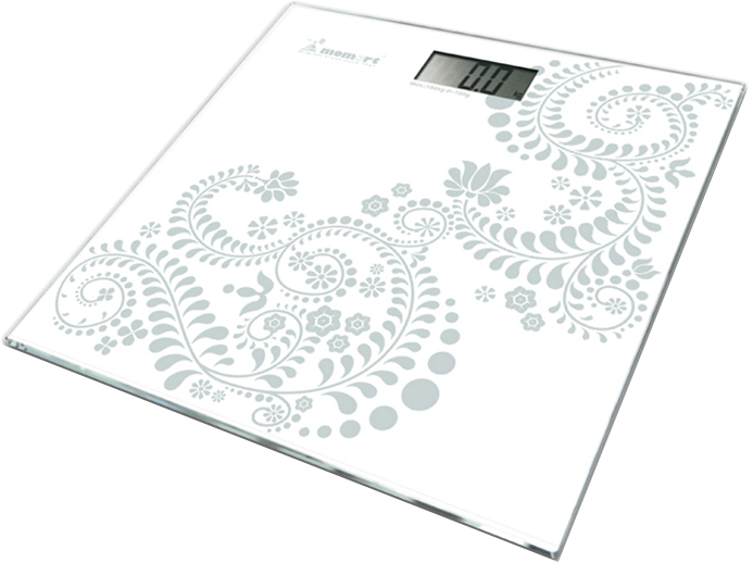 MOMERT 58704 Üveglapos személymérleg, 180 kg