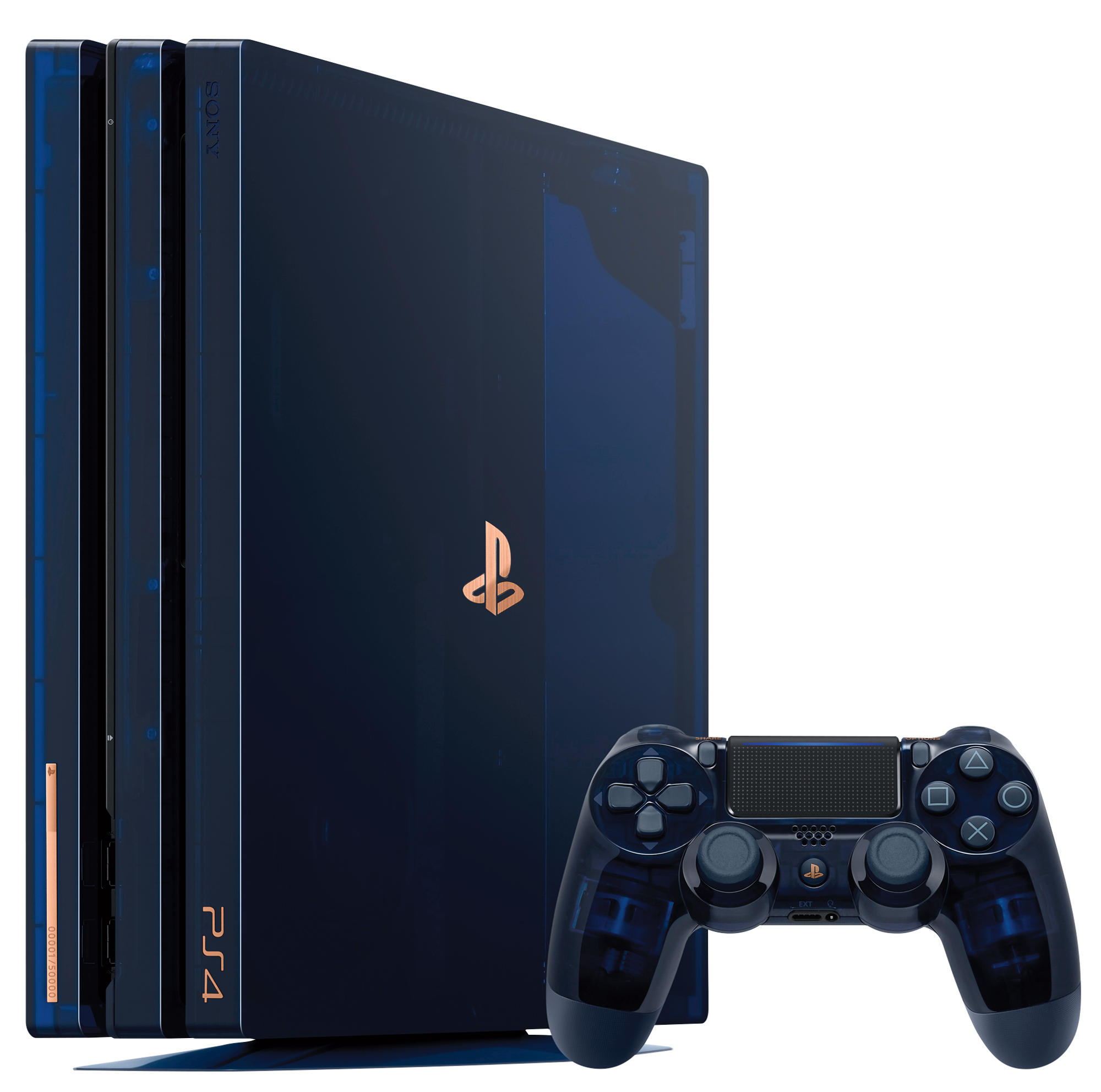 Consola - Sony PS4 Pro 500 M 2 TB, DualShock 4, PlayStation Camera, Azul oscuro