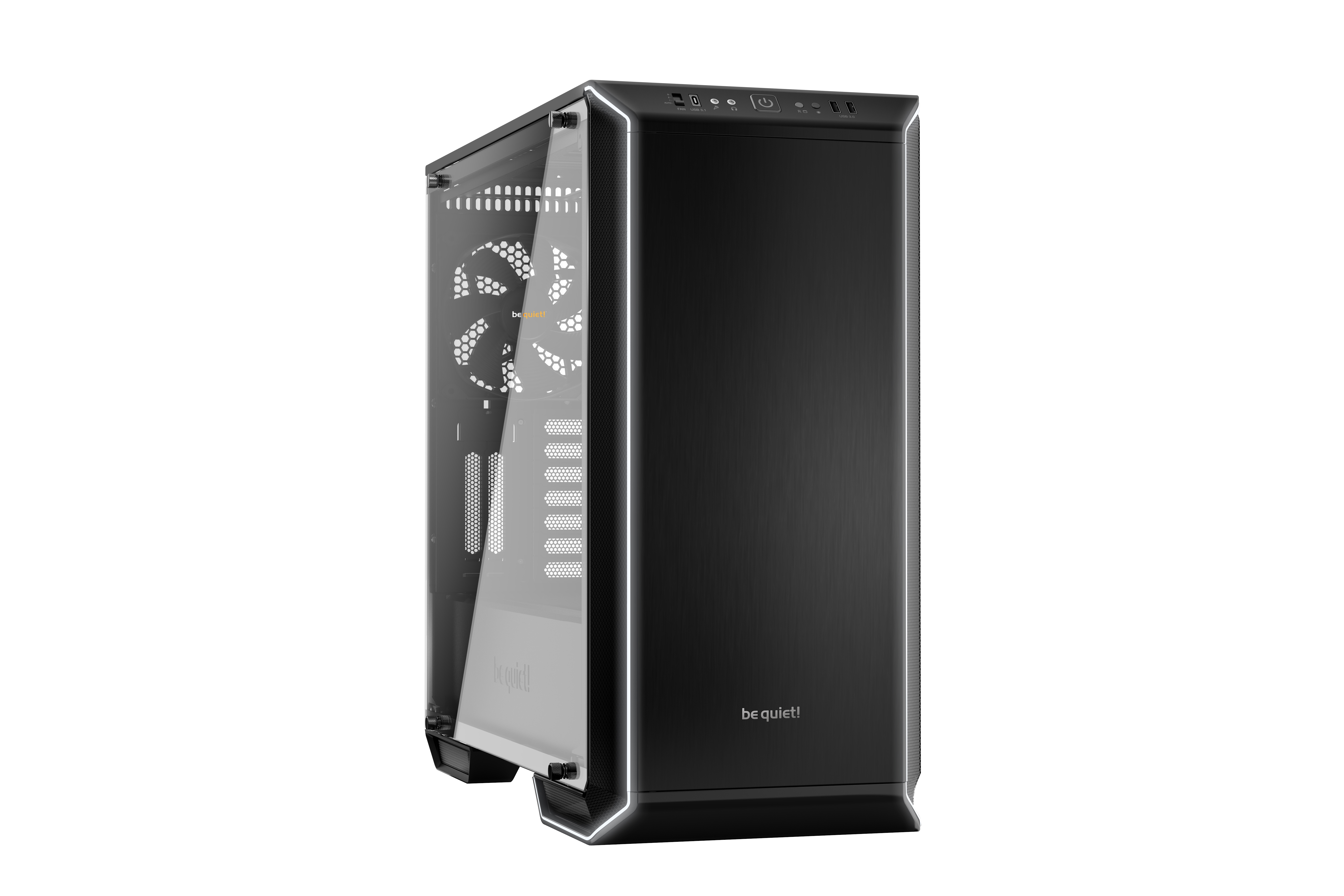 BE QUIET! DARK BASE 700 RGB PC-Gehäuse, RBG LED front panel (Weiß/Rot/Grün/Blau/Orange/Lila)