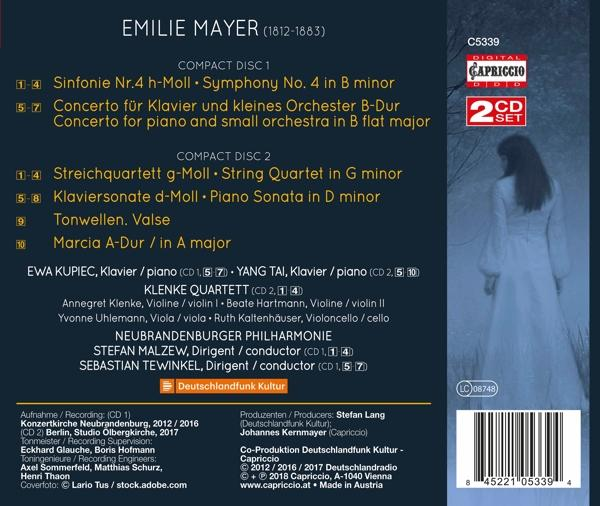 CD-Cover mit Musikdetails, einer Frauensilhouette und Hinweis auf 2-CD-Set.