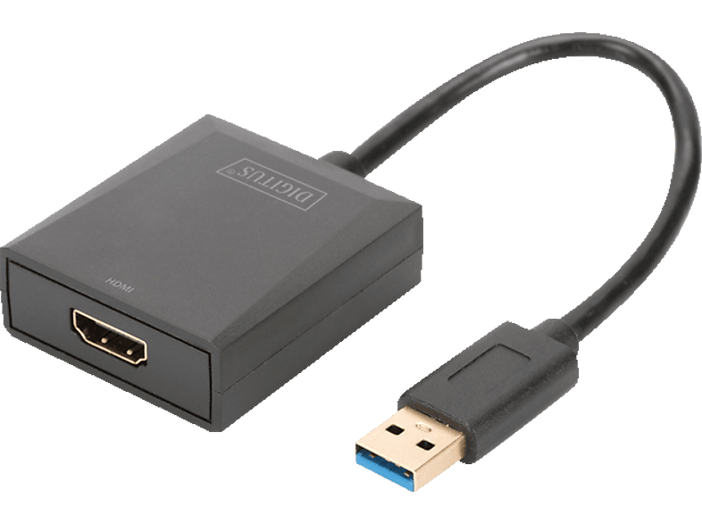 DIGITUS DA 70841 USB 3.0 auf HDMI Adapter 1080p FHD Schwarz