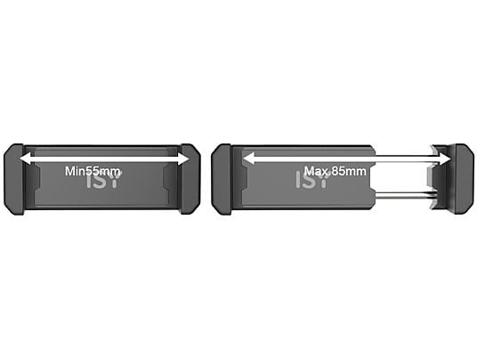 ISY ICH-1000 - KfZ-Handyhalterung (Schwarz)
