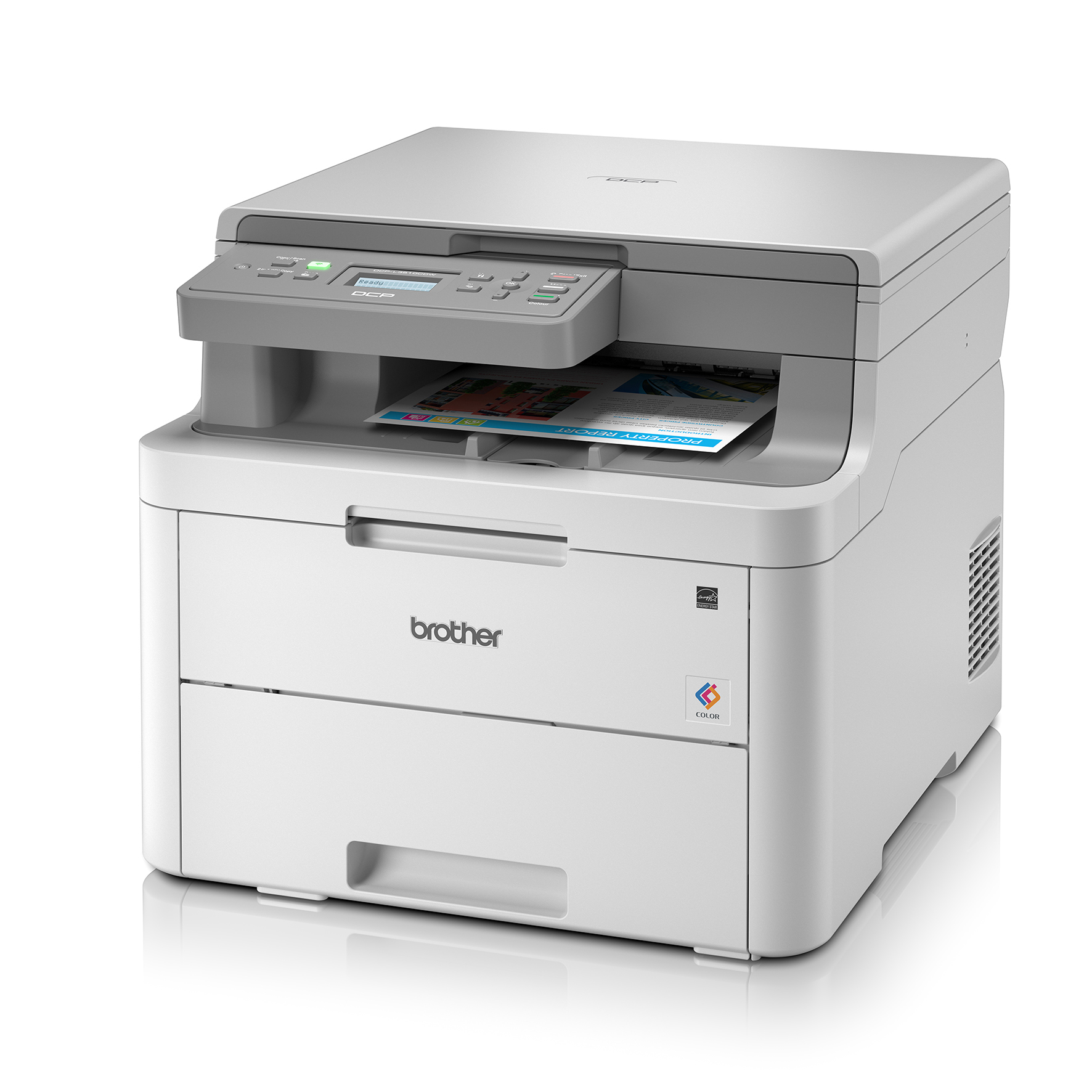 BROTHER DCP-L3510CDW Elektrografie LED 3-in-1 Laser-Multifunktionsdrucker (Farbe) WLAN 3-in-1 Laser-Multifunktionsdrucker (Farbe)