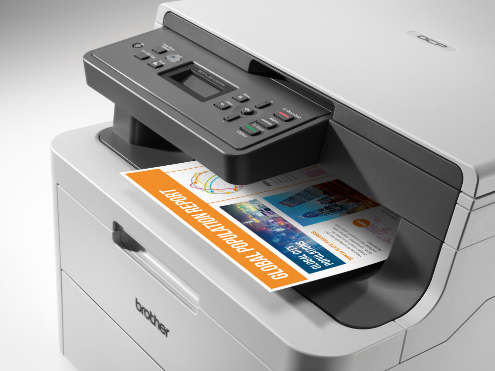 BROTHER DCP-L3510CDW Elektrografie LED 3-in-1 Laser-Multifunktionsdrucker (Farbe) WLAN 3-in-1 Laser-Multifunktionsdrucker (Farbe)