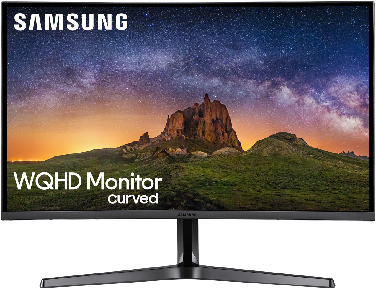 SAMSUNG Gaming Monitor C32JG50, 31.5 Zoll, grau (LC32JG50QQUXEN) 32 Zoll Gaming Monitor, 4 ms Reaktionszeit, 250 cd/m², Grau