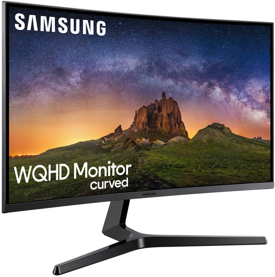 SAMSUNG Gaming Monitor C32JG50, 31.5 Zoll, grau (LC32JG50QQUXEN) 32 Zoll Gaming Monitor, 4 ms Reaktionszeit, 250 cd/m², Grau