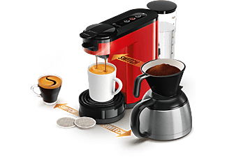 PHILIPS SENSEO HD6594/80 Senseo Switch 3-in-1 Kaffebryggare - Röd