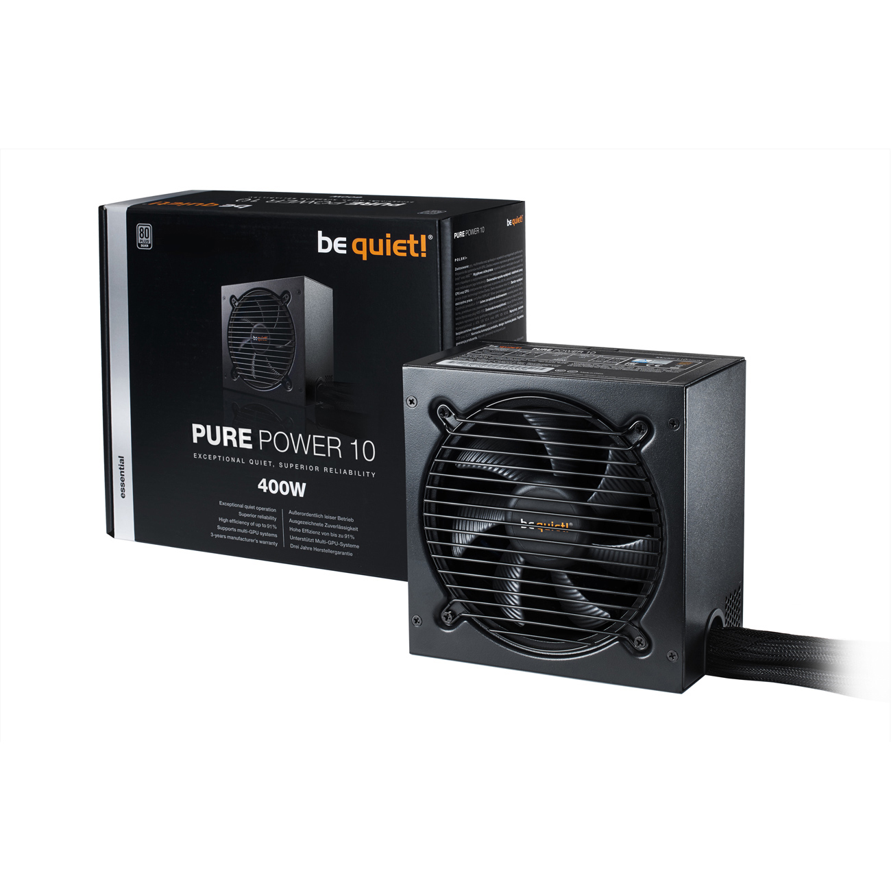 BE QUIET Pure Power 10 PC-Netzteil 384 Watt