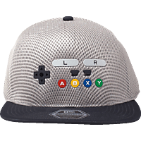 DIFUZED Nintendo flat bill Cap SNES inspiriert Cap, Mehrfarbig