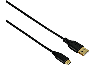 HAMA HM.135784 0.75m USB-C Flexi Kablo Siyah