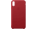 APPLE Läderfodral iPhone XS MAX (Kompatibel med trådlös laddning) - (PRODUCT)Red