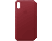 APPLE Leather Folio Läderfodral till iPhone XS MAX (Kompatibel med trådlös laddning) - (PRODUCT)Red