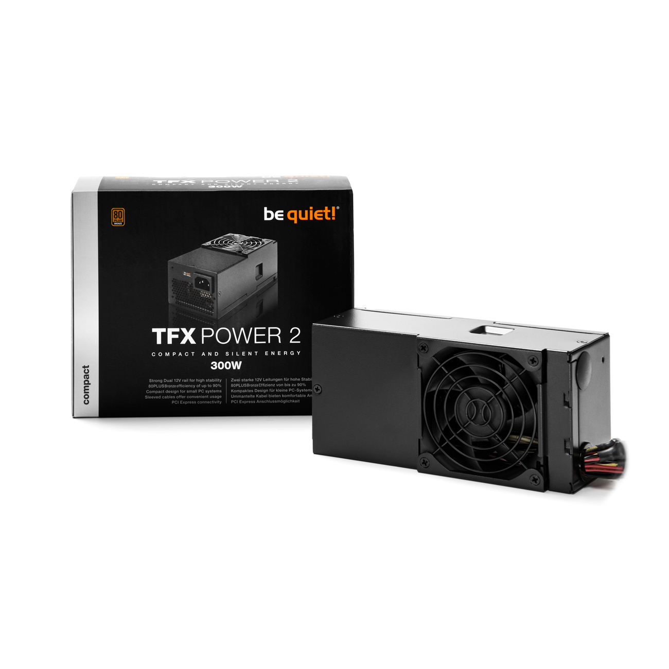 BE QUIET! TFX POWER 2 300W Bronze PC-Netzteil 300 Watt 80+ Bronze