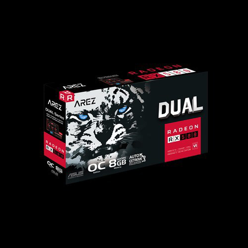 ASUS Radeon™ RX 580 AREZ Gaming OC 8GB (90YV0AQB-M0NA00) (AMD, Grafikkarte)