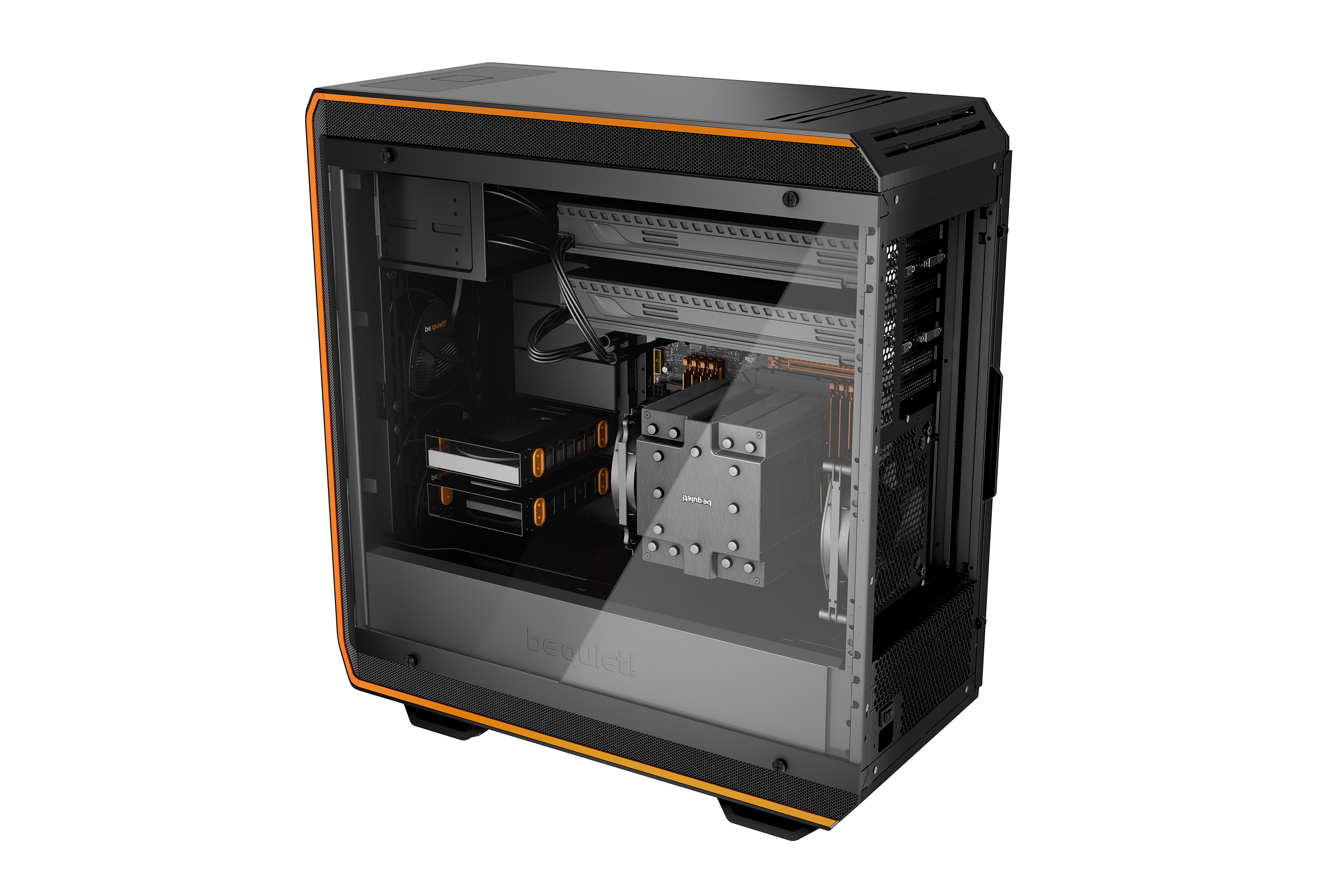 BE QUIET! DARK BASE PRO 900 rev. 2 PC-Gehäuse, Orange