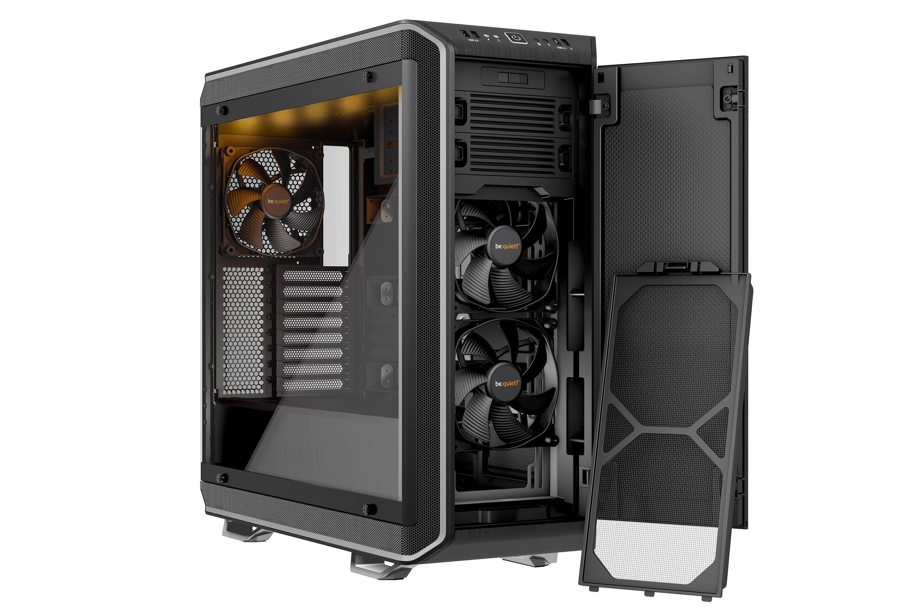 BE QUIET! DARK BASE PRO 900 rev. 2 PC-Gehäuse, Silber