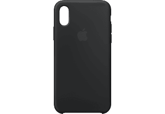 APPLE iPhone Xs Siliconen Case Zwart