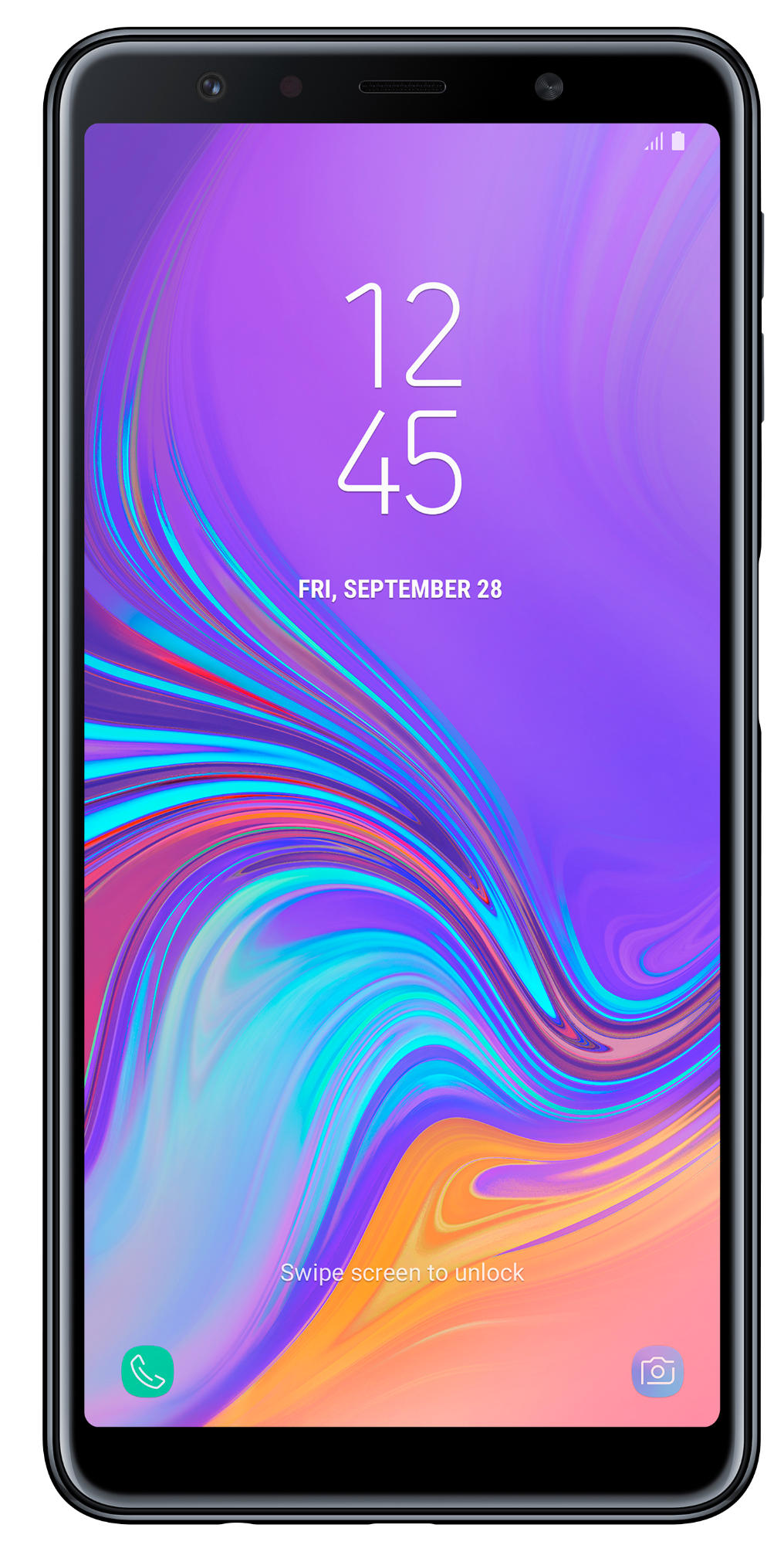 Móvil - Samsung Galaxy A7, Negro, 64 GB, 4 GB RAM, 6", Octa-Core, 3300 mAh, Android