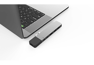 HYPER Net Hub USB-C Macbook Pro Grijs