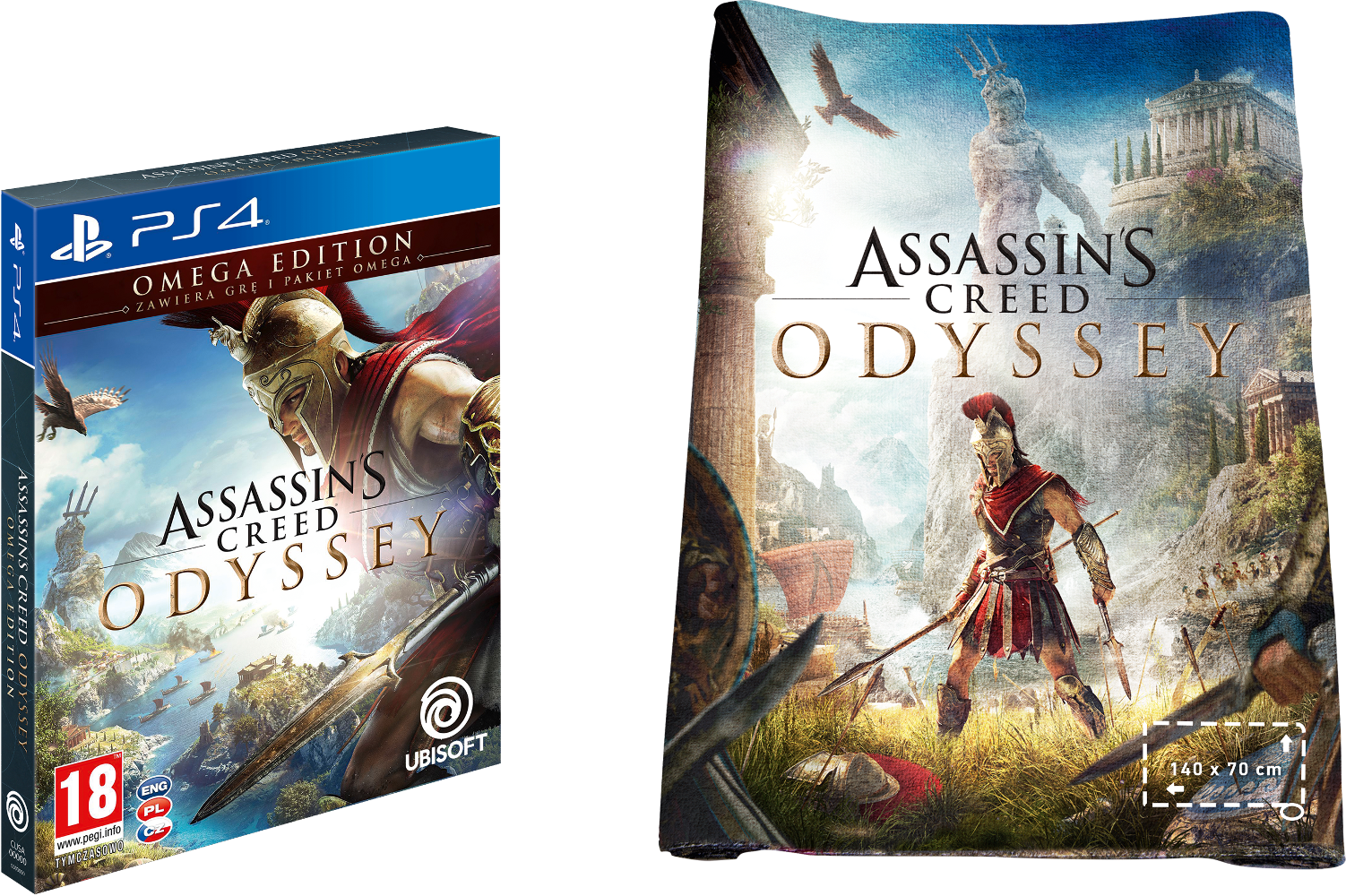 Assassin's Creed Odyssey Omega Edition (Törölközővel) (Limitált Kiadás) (PlayStation 4)