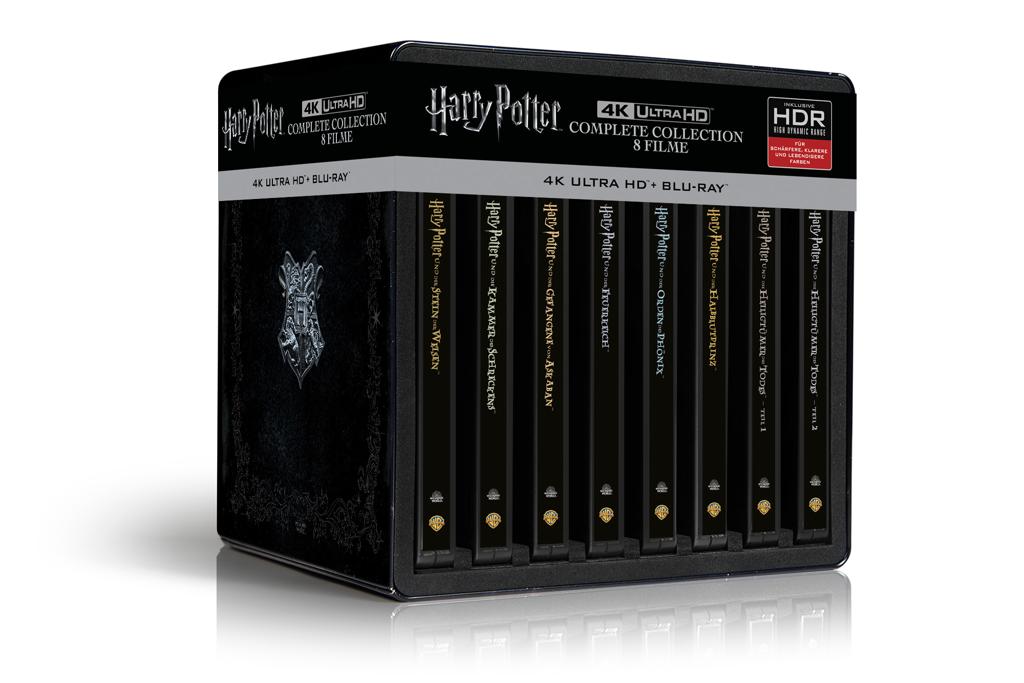 Harry Potter 4K Steelbook Complete Collection (16-Discs) 4K Ultra HD Blu-ray + Blu-ray