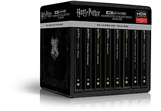 Harry Potter 4K Steelbook Complete Collection (16-Discs) 4K Ultra HD Blu-ray + Blu-ray