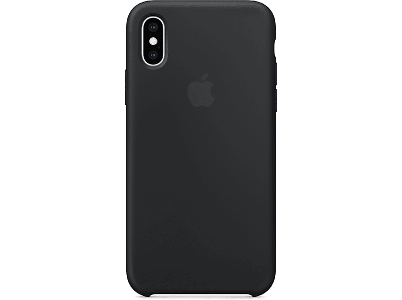 APPLE Cover Silicone iPhone Xs Zwart (MRW72ZM/A)