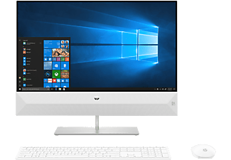 HP Pavilion 24-xa0304nz - All-in-One PC (23.8 ", 128 GB SSD + 1 TB HDD, Bianco)